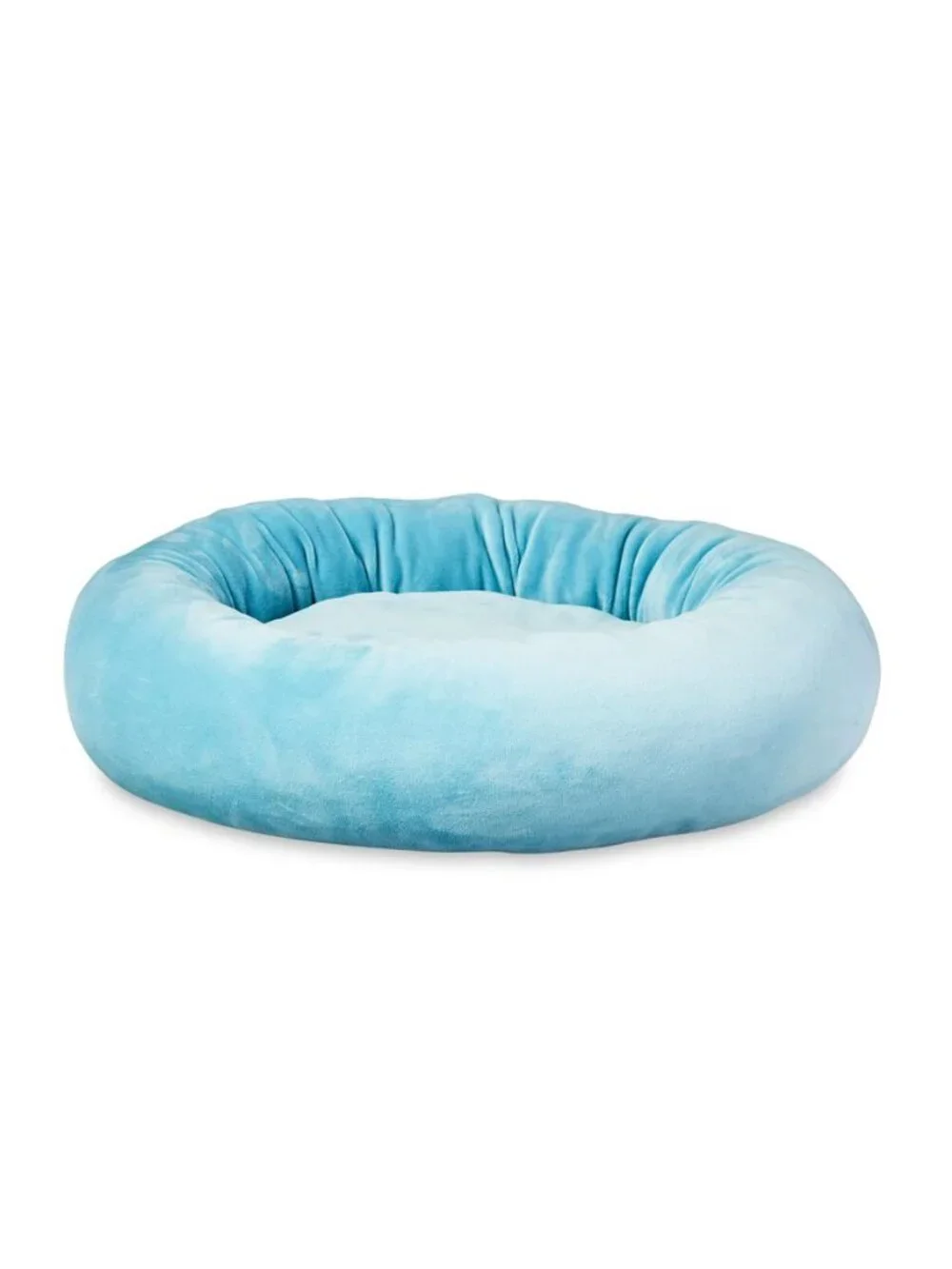 Small Squishy Cuddler Pet Bed Blue 17